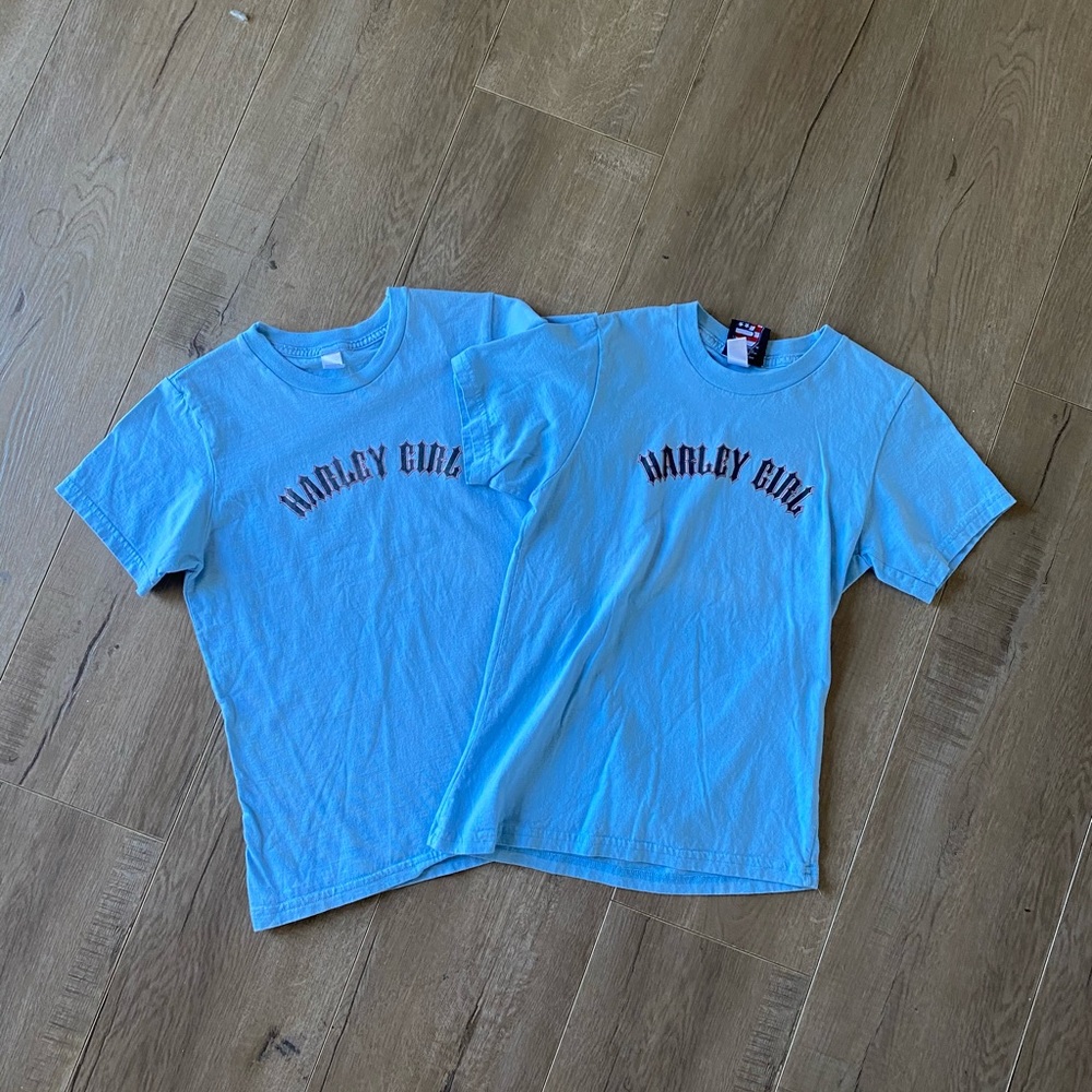 Light Blue Girls TShirts Size Small